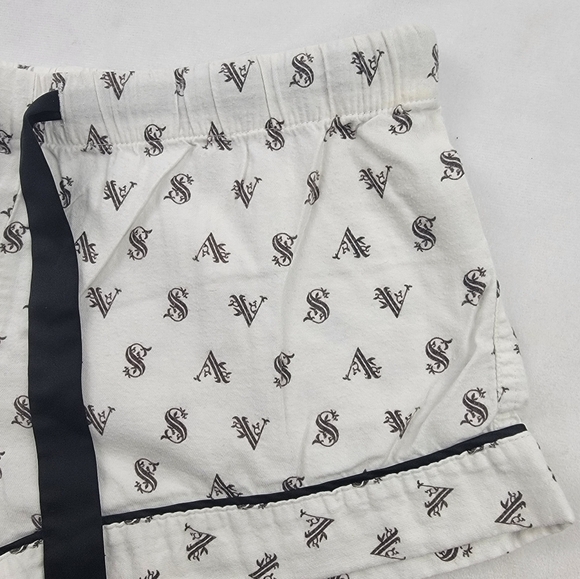 Victoria's Secret flannel drawstring waist sleep lounge shorts - Picture 2 of 4